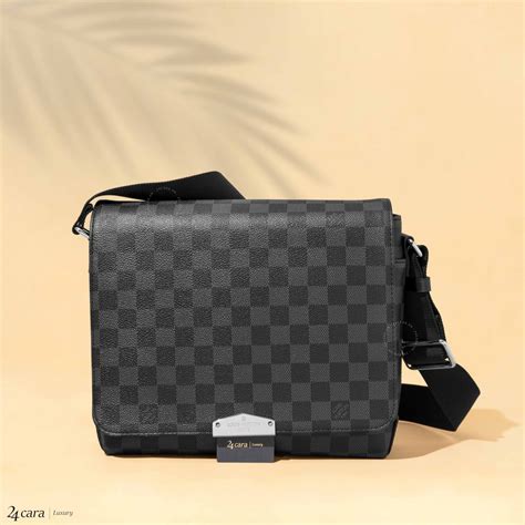 louis vuitton damier graphite district gm messenger bag|Louis Vuitton sling bag price.